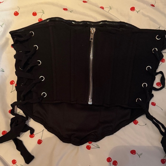 Forever 21 Black Corset Top - Picture 2 of 2